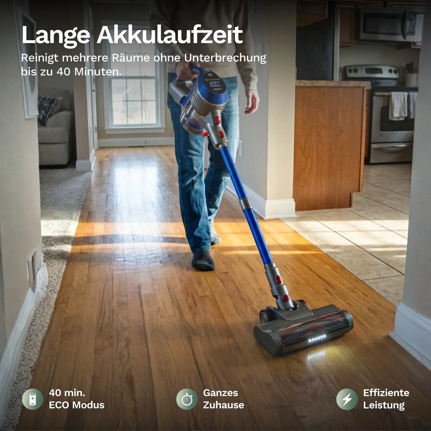 Moosoo AC1 - Akku pölynimuri