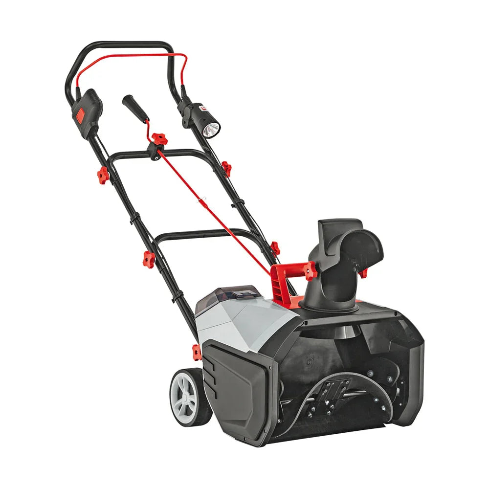 Akku-Schneefräse 36V ST 4048 mit Auswurfrohr und Schubbügel, kompakte Front
