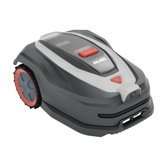 AL-KO Robolinho 500 Vision Mähroboter, anthrazit/silber, rote Bedientasten