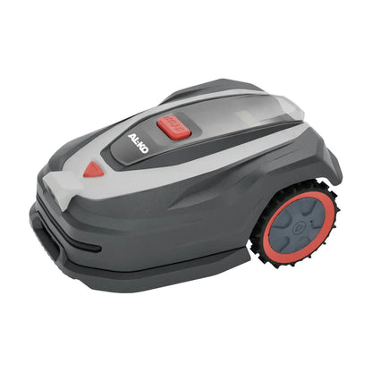 Mähroboter Robolinho 500 Vision, Seitenansicht mit rotem Antriebsrad