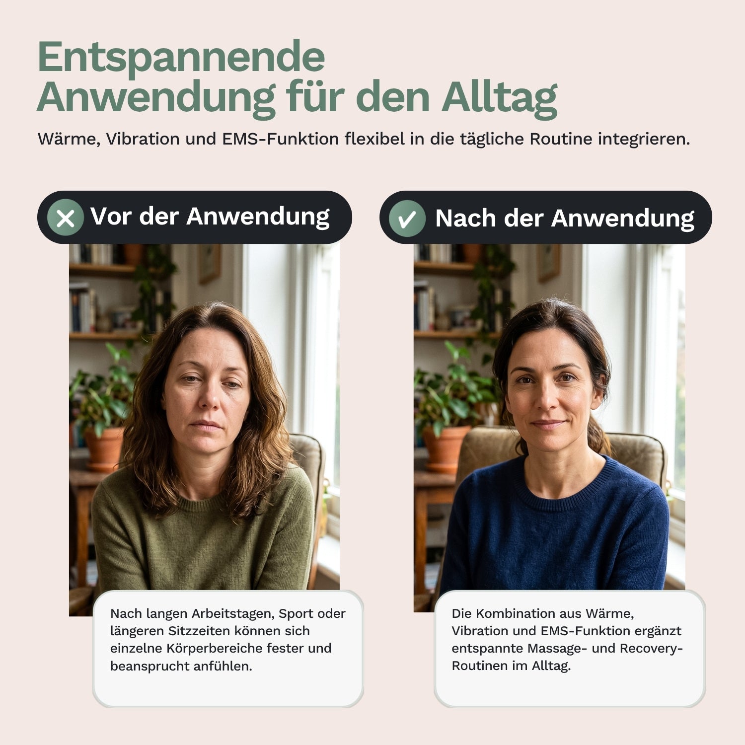 Faszienmesser für den Alltag: Wärme-, Vibrations- und EMS-Funktion im Einsatz