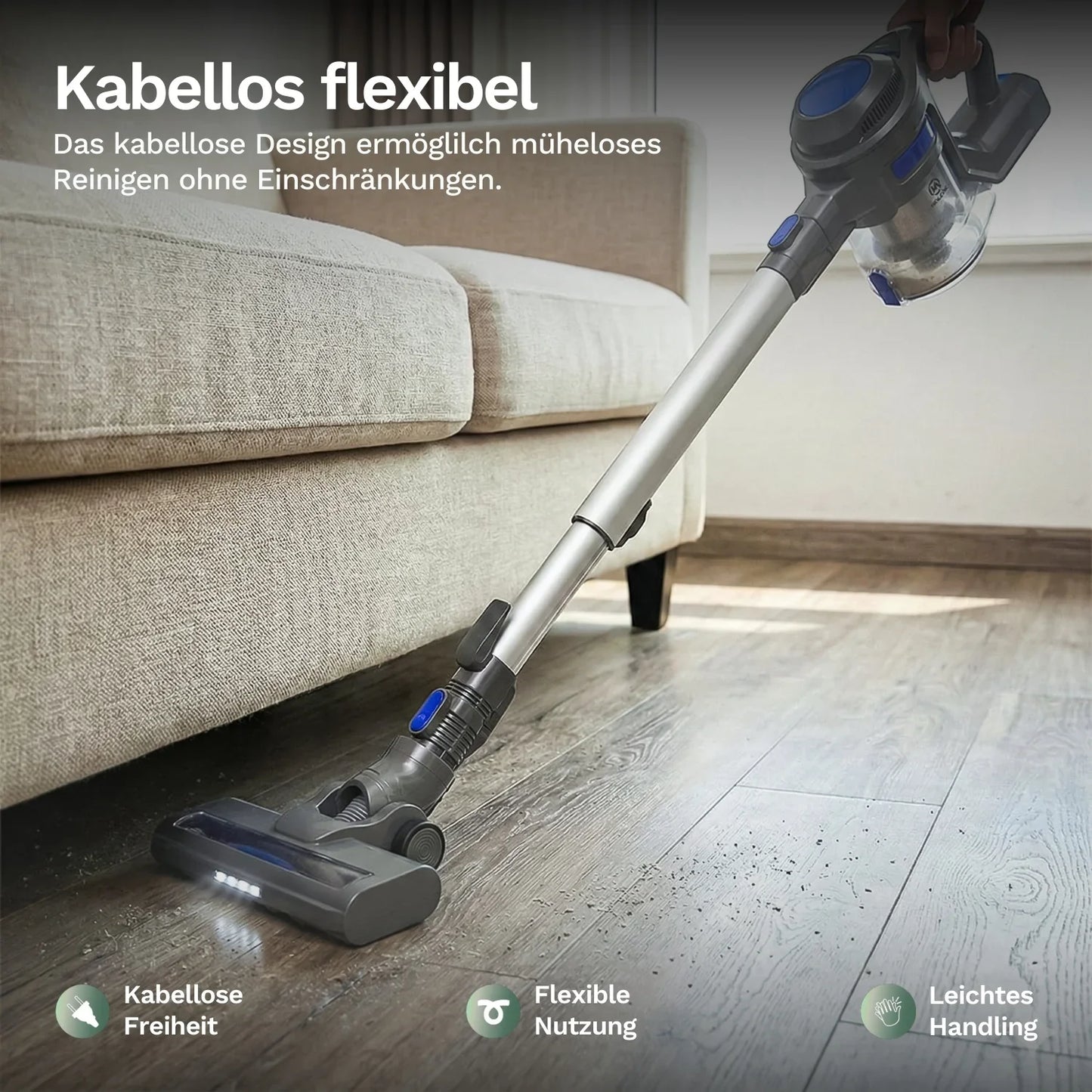 Moosoo XL-618A - Akku støvsuger