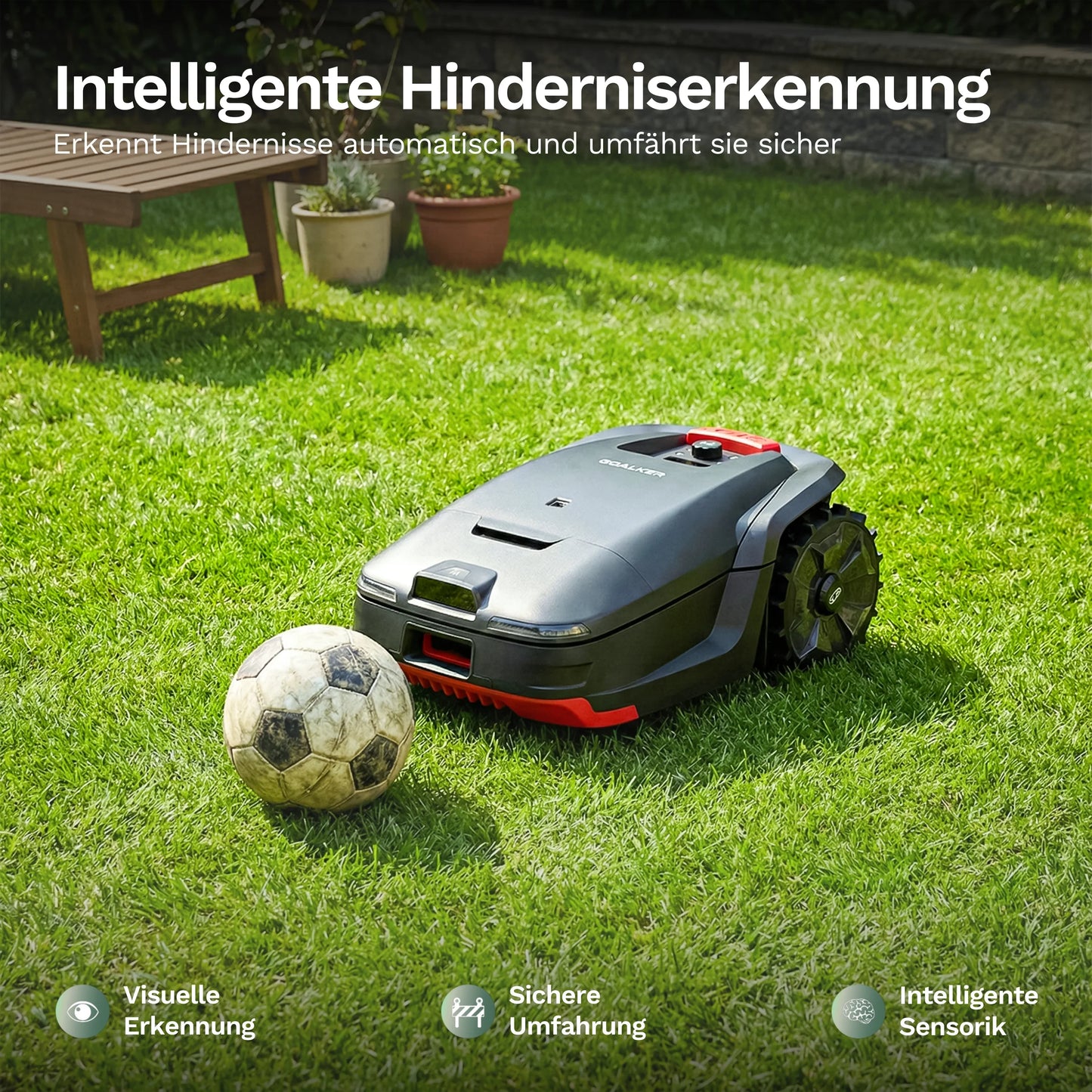 Goalker H1 – Robot cortacésped sin cable perimetral