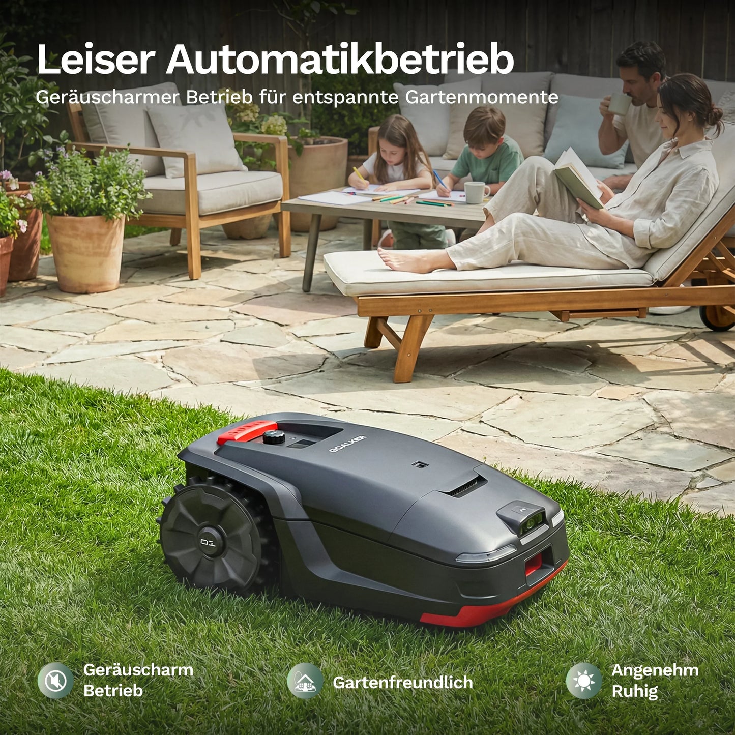 Goalker H1 – Robot cortacésped sin cable perimetral