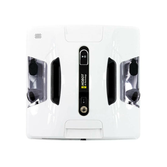 Hobot 2S Fensterputzroboter mit zwei Seitenwischern und zentralem Bedienfeld