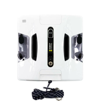 Hobot 2S Fensterputzroboter mit zwei Seitenwischern, Netzkabel und Reinigungstuch