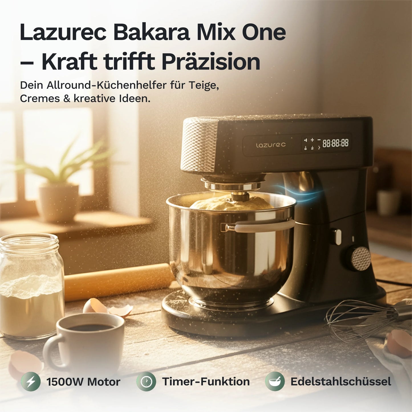 Lazurec Bakara Mix One – Robot de cocina inteligente para más disfrute y menos esfuerzo
