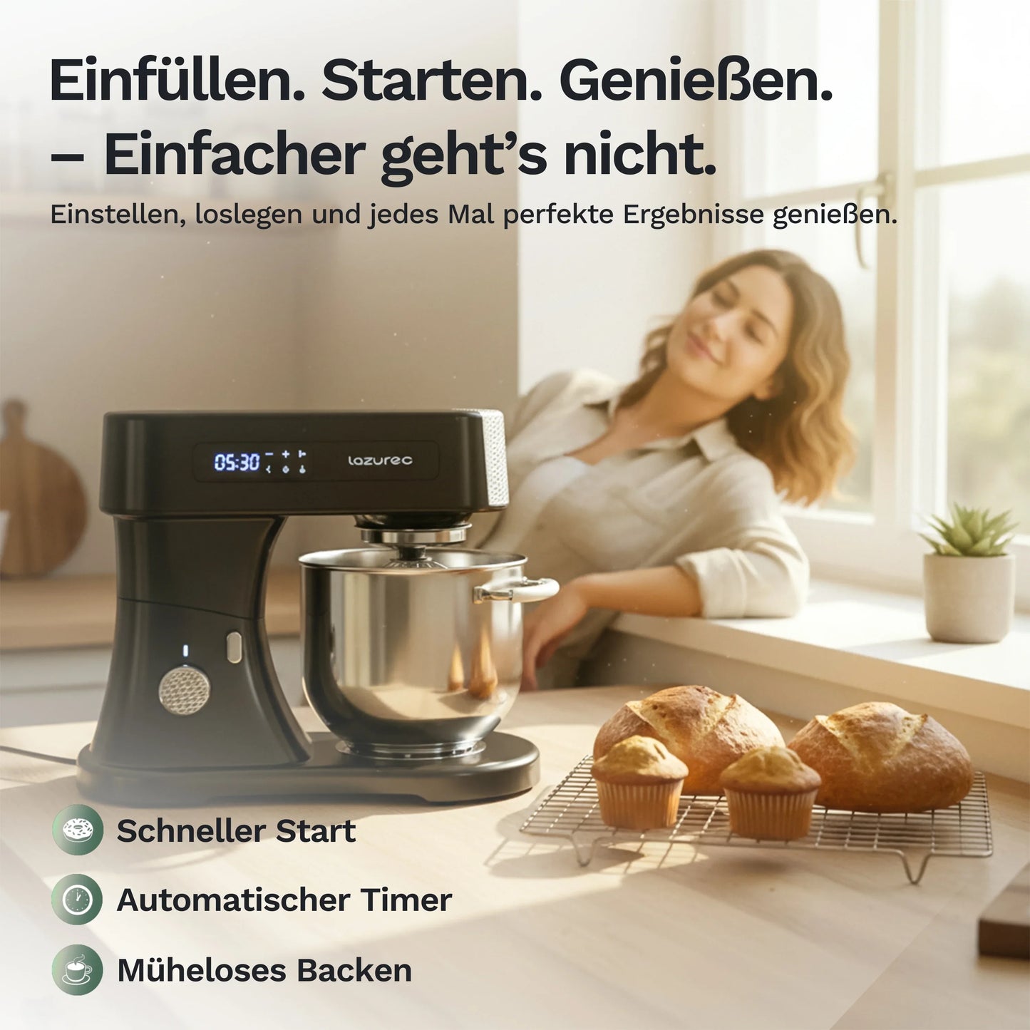 Lazurec Bakara Mix One – Robot de cocina inteligente para más disfrute y menos esfuerzo