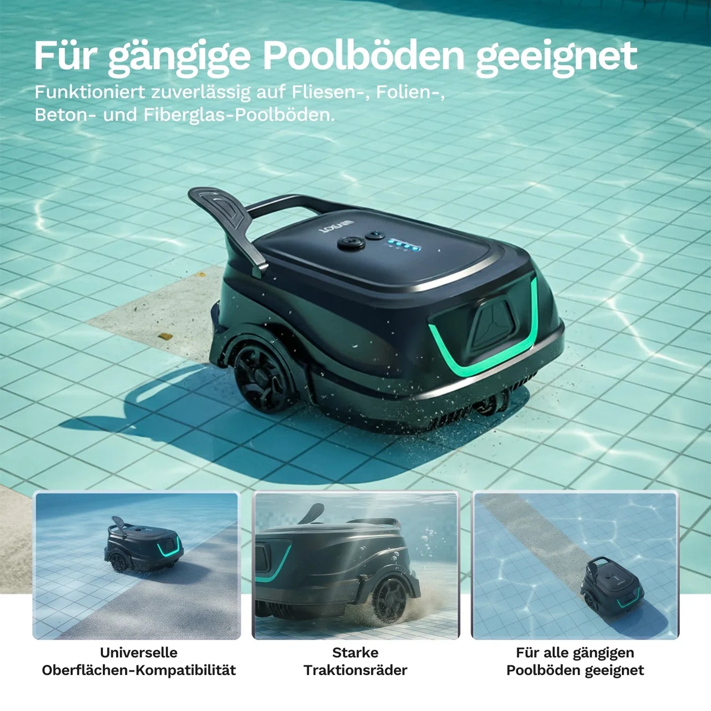 Wybotics Wybot A1 - Akku Poolroboter mit Timerfunktion