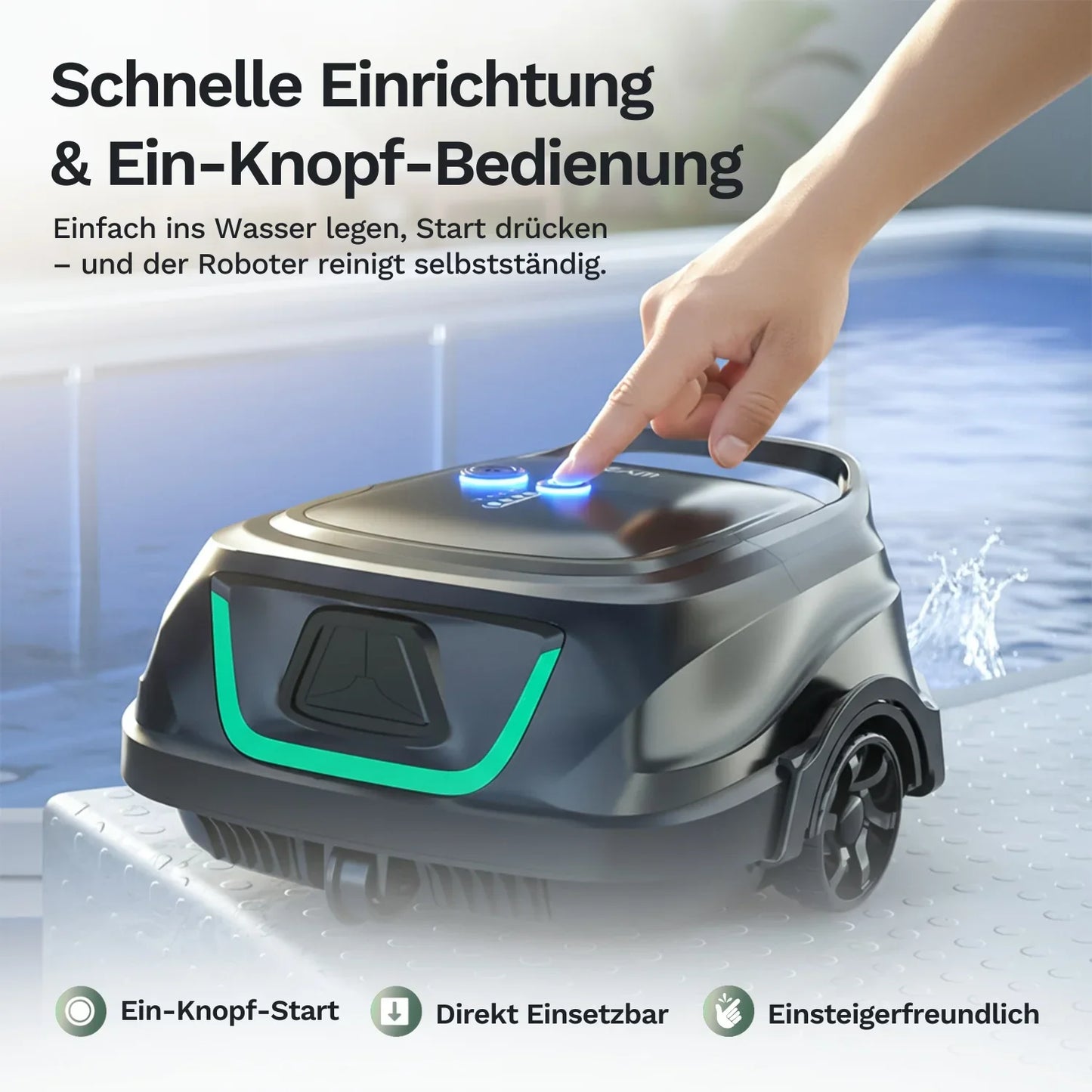 Wybotics Wybot A1 - Akku Poolroboter mit Timerfunktion