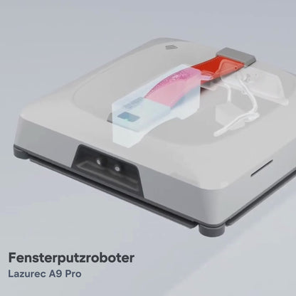 Lazurec A9 Pro Robot lave-vitres – Pour un nettoyage intelligent et sans effort des fenêtres